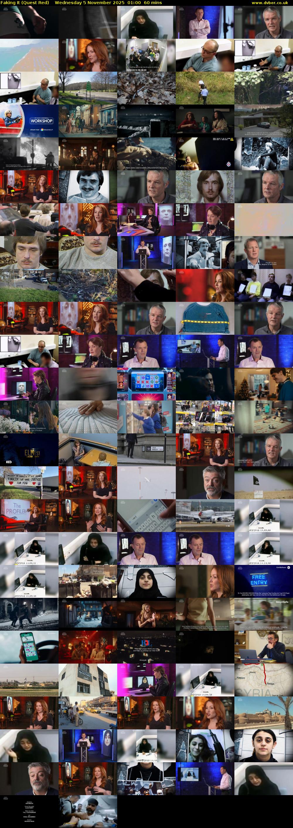 Faking It (Quest Red) Wednesday 5 November 2025 01:00 - 02:00