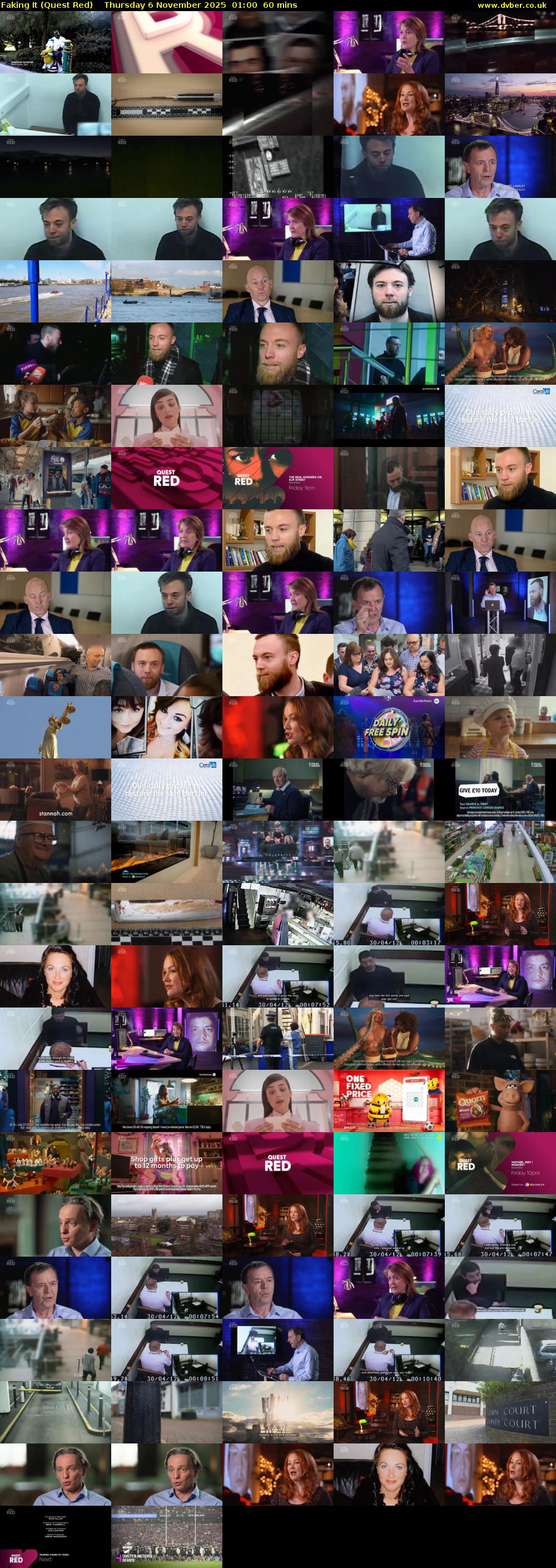 Faking It (Quest Red) Thursday 6 November 2025 01:00 - 02:00