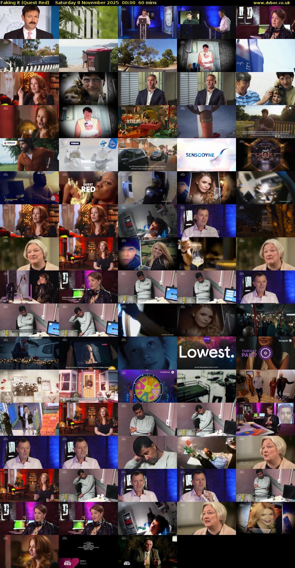 Faking It (Quest Red) Saturday 8 November 2025 00:00 - 01:00