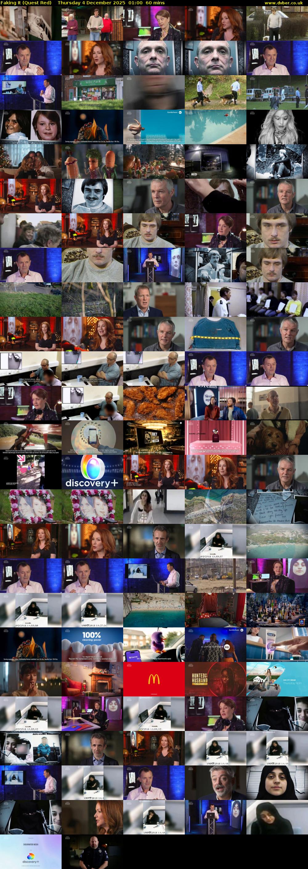 Faking It (Quest Red) Thursday 4 December 2025 01:00 - 02:00