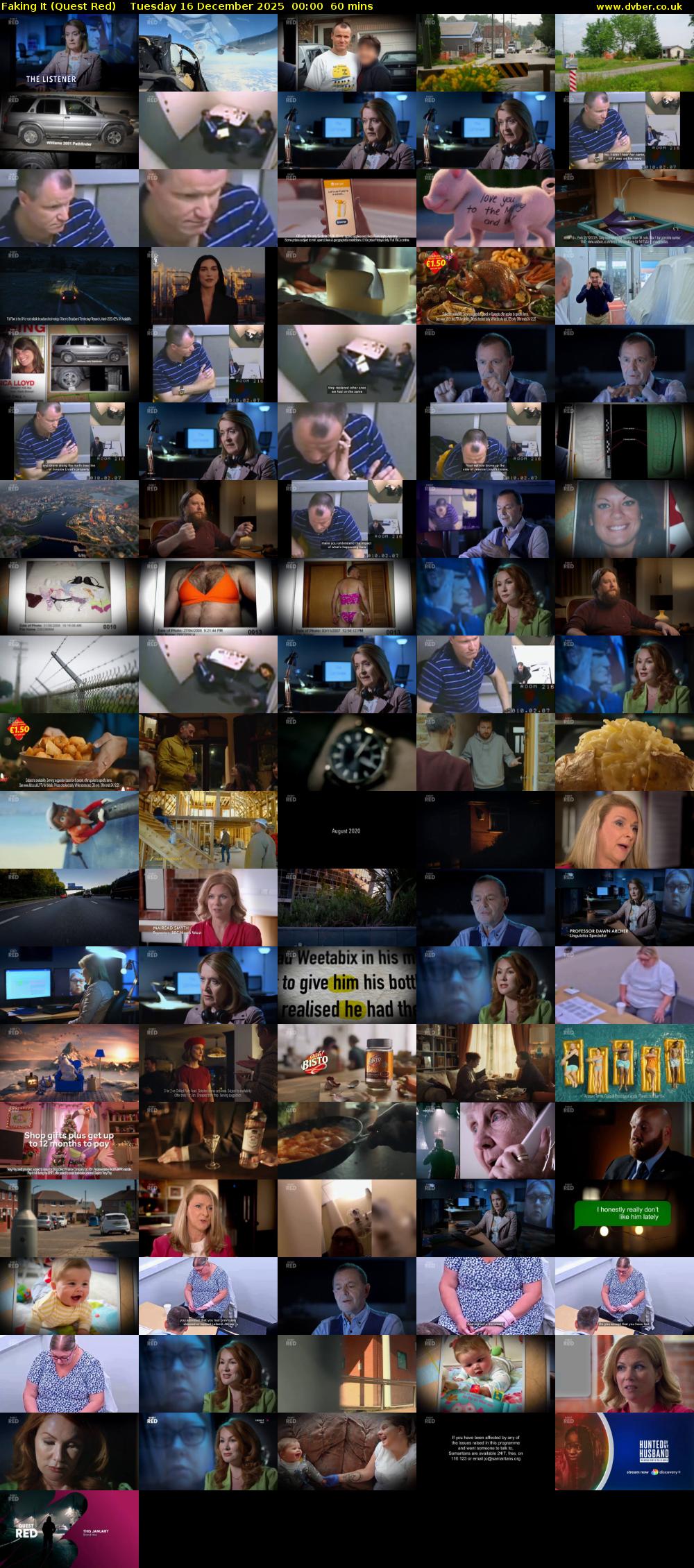 Faking It (Quest Red) Tuesday 16 December 2025 00:00 - 01:00