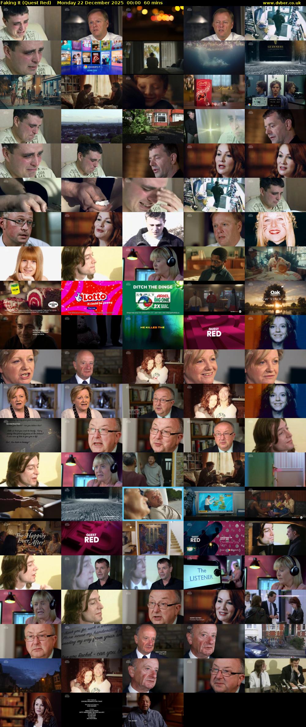 Faking It (Quest Red) Monday 22 December 2025 00:00 - 01:00
