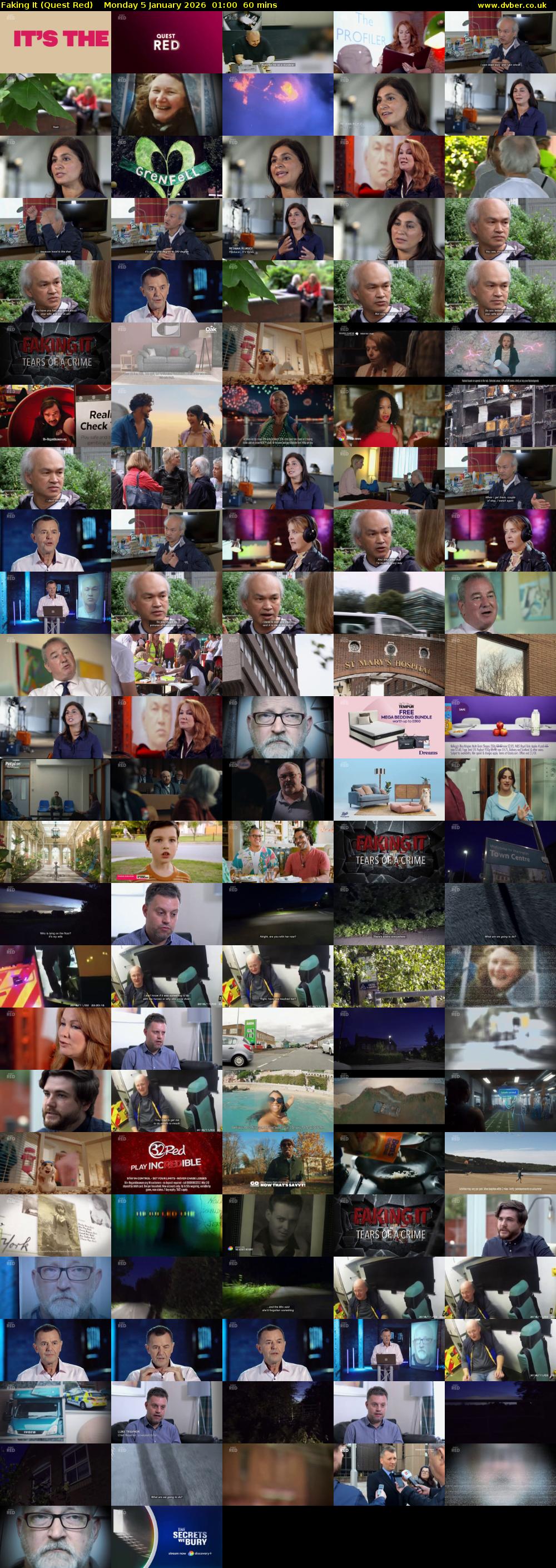 Faking It (Quest Red) Monday 5 January 2026 01:00 - 02:00