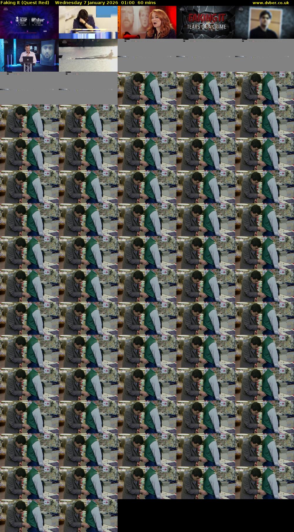 Faking It (Quest Red) Wednesday 7 January 2026 01:00 - 02:00