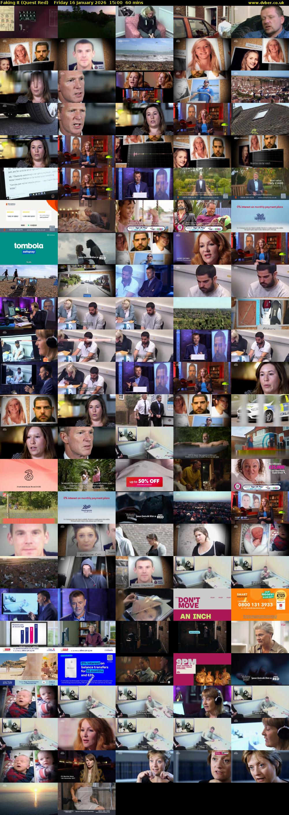 Faking It (Quest Red) Friday 16 January 2026 15:00 - 16:00