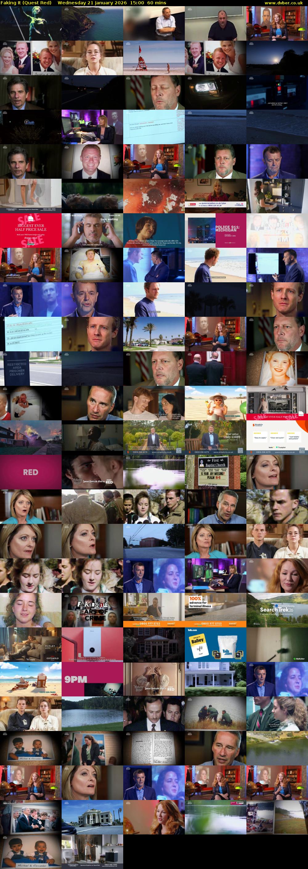 Faking It (Quest Red) Wednesday 21 January 2026 15:00 - 16:00