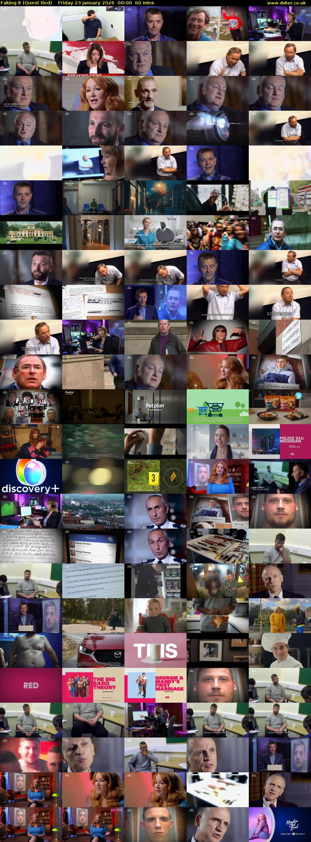 Faking It (Quest Red) Friday 23 January 2026 00:00 - 01:00