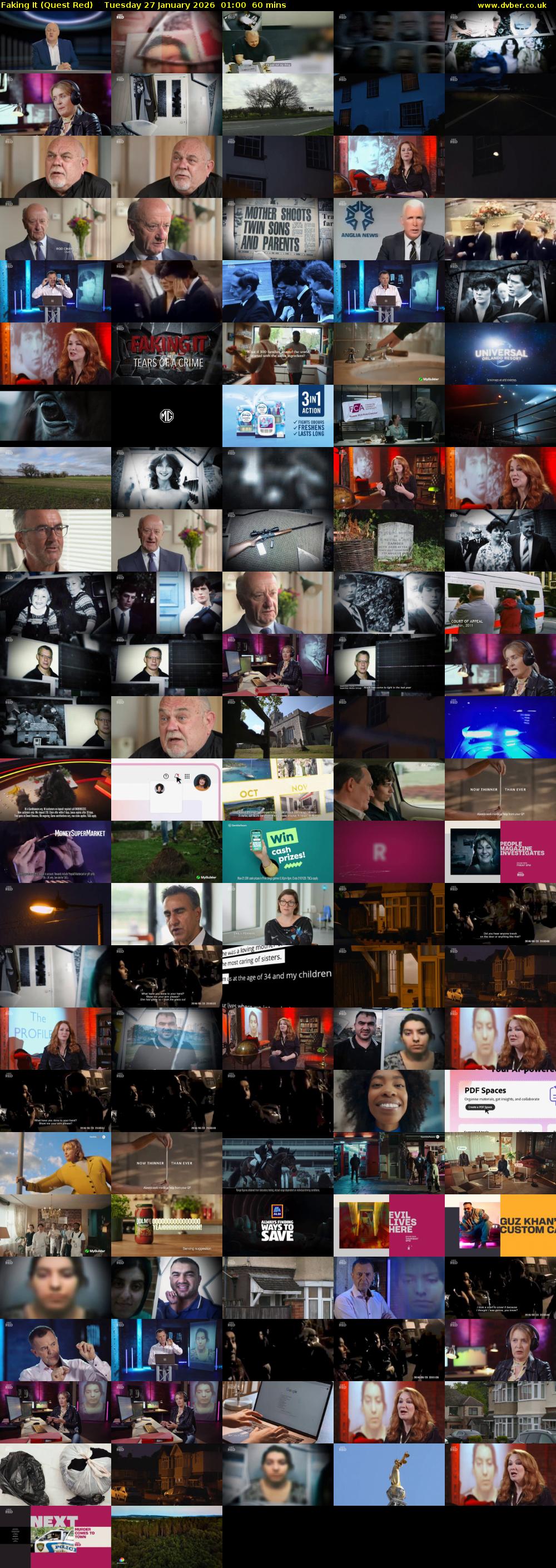 Faking It (Quest Red) Tuesday 27 January 2026 01:00 - 02:00