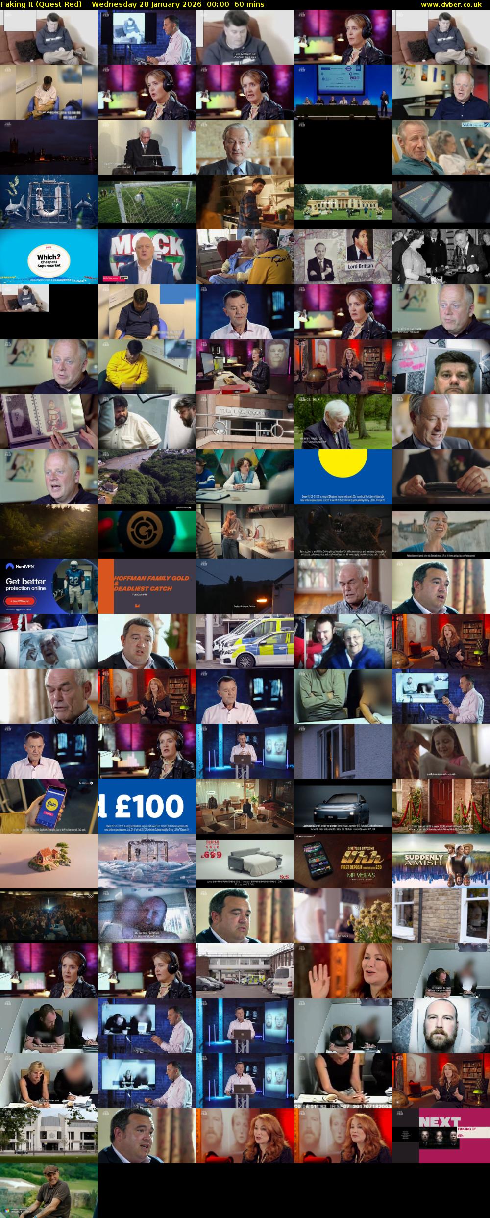 Faking It (Quest Red) Wednesday 28 January 2026 00:00 - 01:00