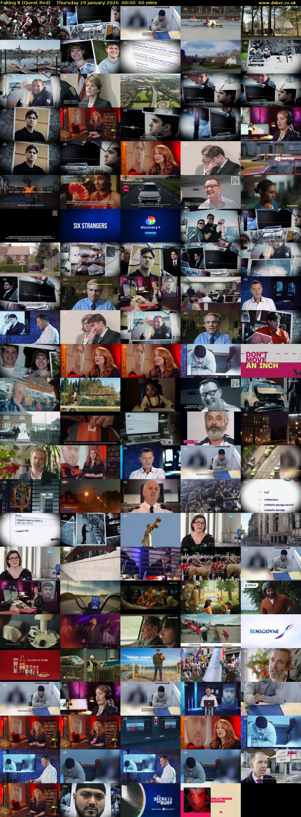 Faking It (Quest Red) Thursday 29 January 2026 00:00 - 01:00