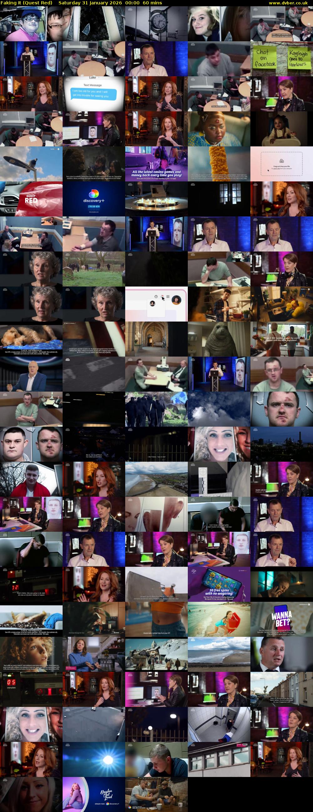 Faking It (Quest Red) Saturday 31 January 2026 00:00 - 01:00