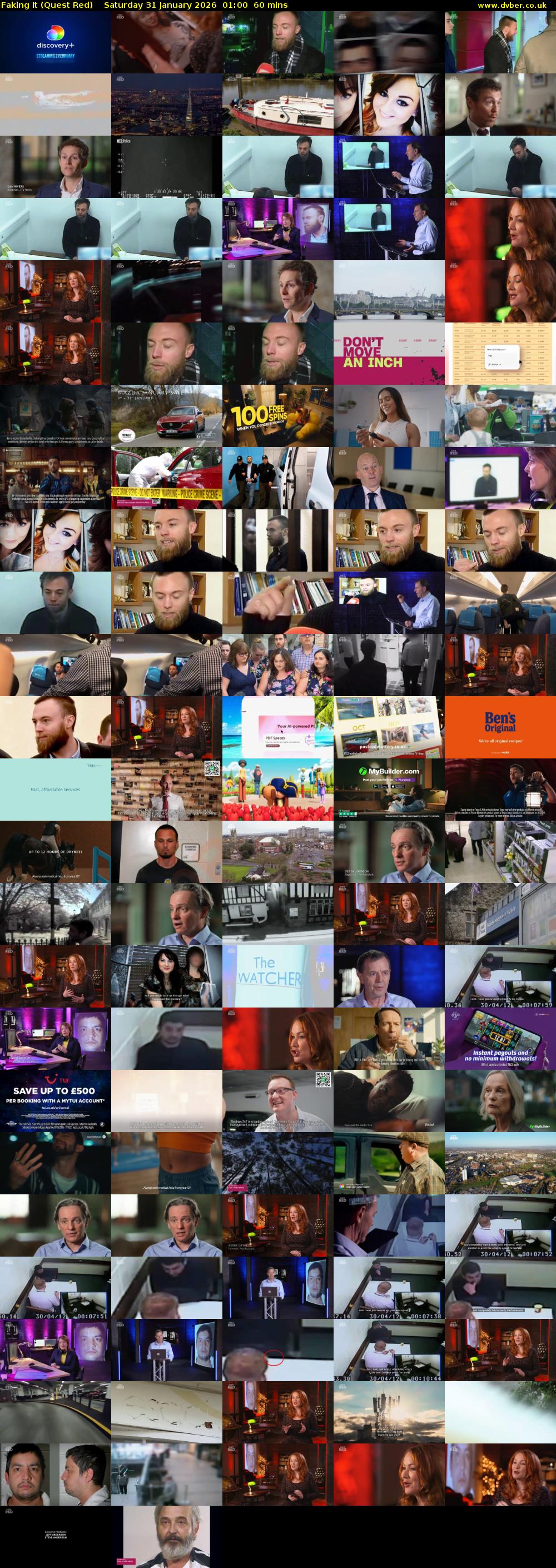 Faking It (Quest Red) Saturday 31 January 2026 01:00 - 02:00