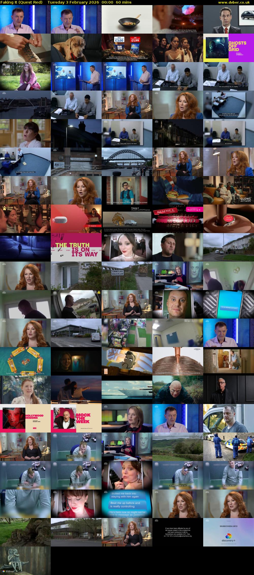 Faking It (Quest Red) Tuesday 3 February 2026 00:00 - 01:00