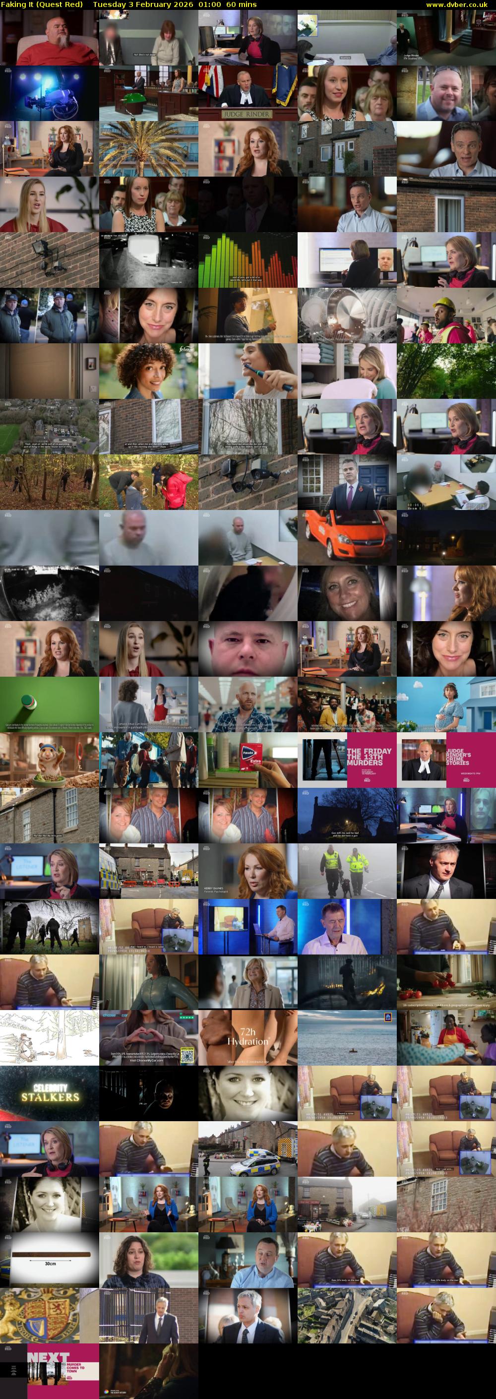 Faking It (Quest Red) Tuesday 3 February 2026 01:00 - 02:00