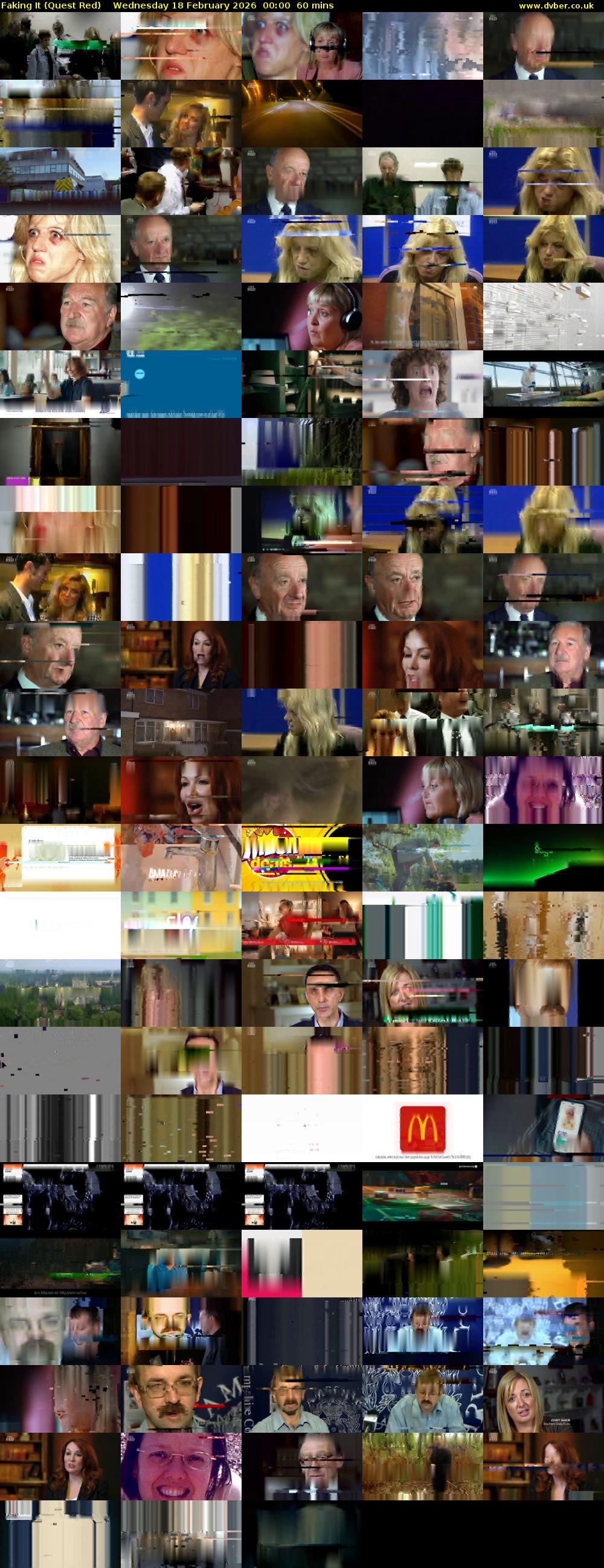 Faking It (Quest Red) Wednesday 18 February 2026 00:00 - 01:00