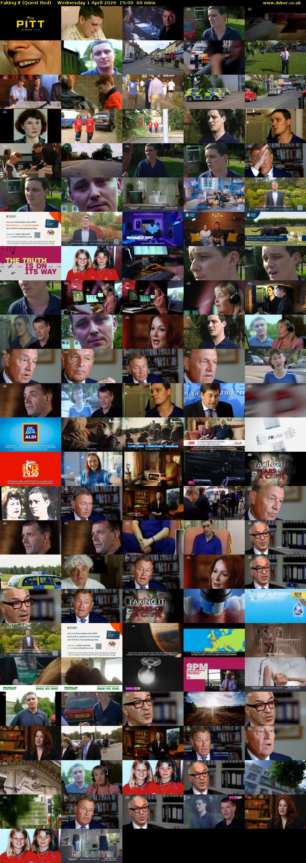 Faking It (Quest Red) Wednesday 1 April 2026 15:00 - 16:00