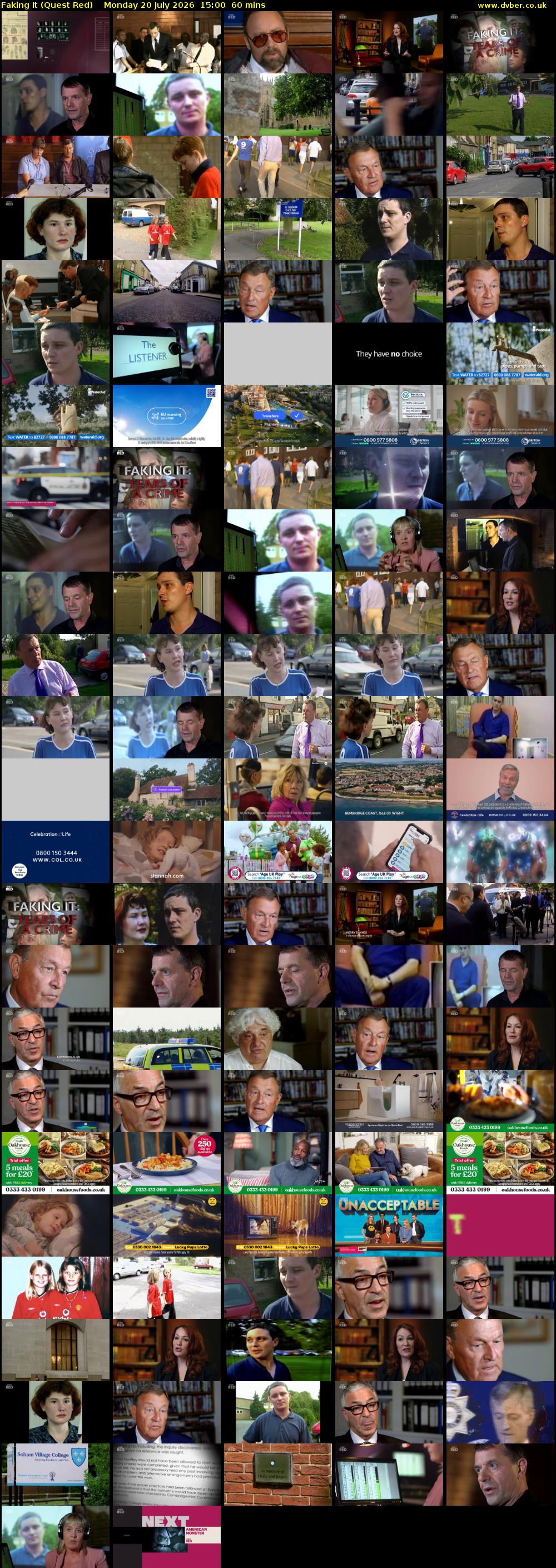 Faking It (Quest Red) Monday 20 July 2026 15:00 - 16:00