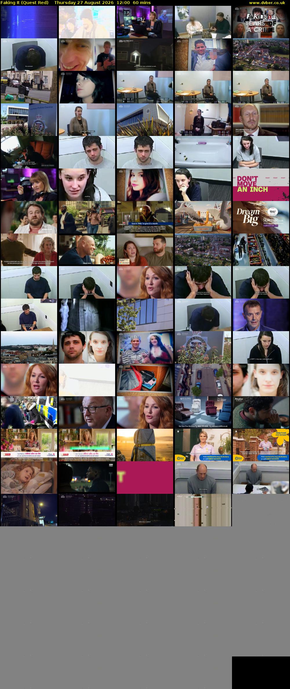 Faking It (Quest Red) Thursday 27 August 2026 12:00 - 13:00