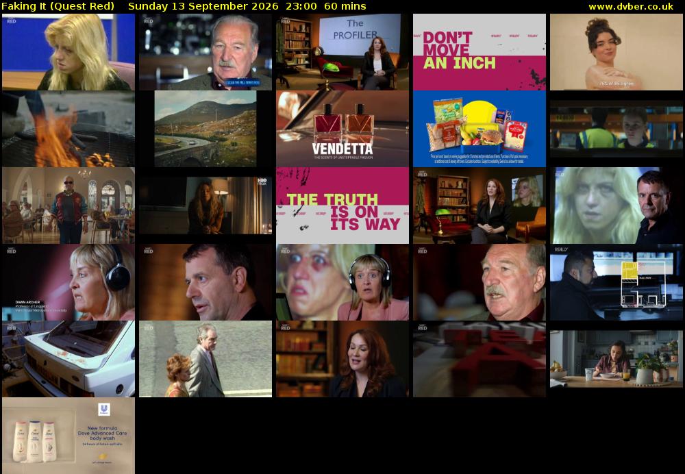 Faking It (Quest Red) Sunday 13 September 2026 23:00 - 00:00