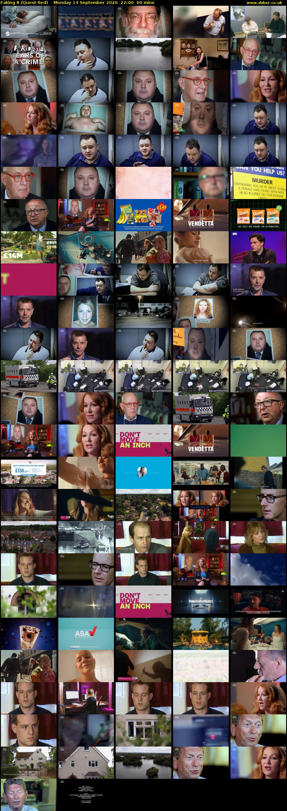Faking It (Quest Red) Monday 14 September 2026 22:00 - 23:00