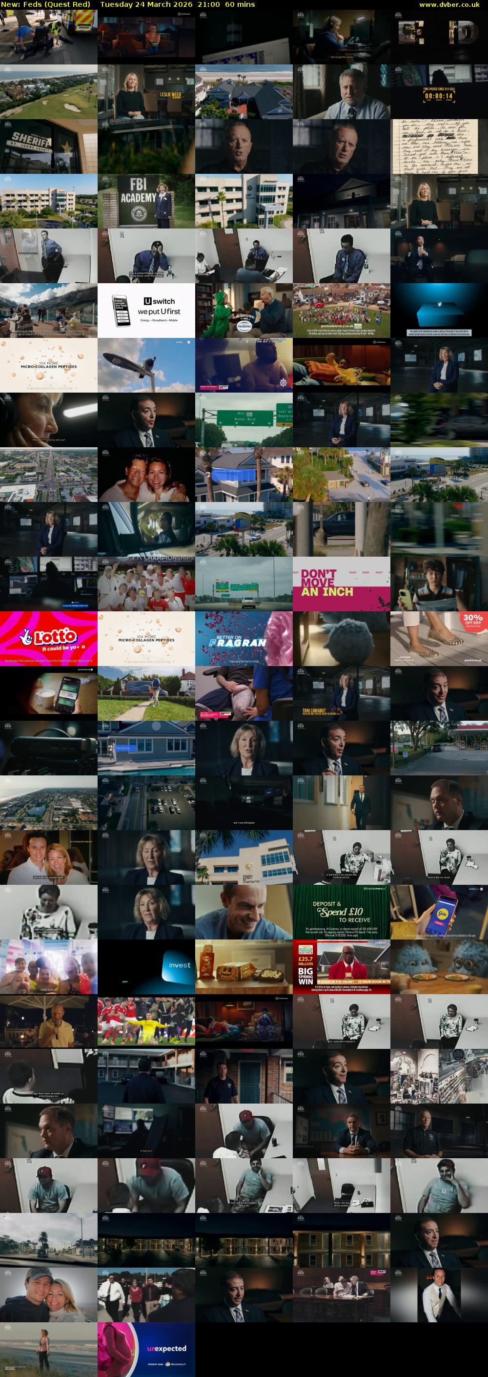 Feds (Quest Red) Tuesday 24 March 2026 21:00 - 22:00