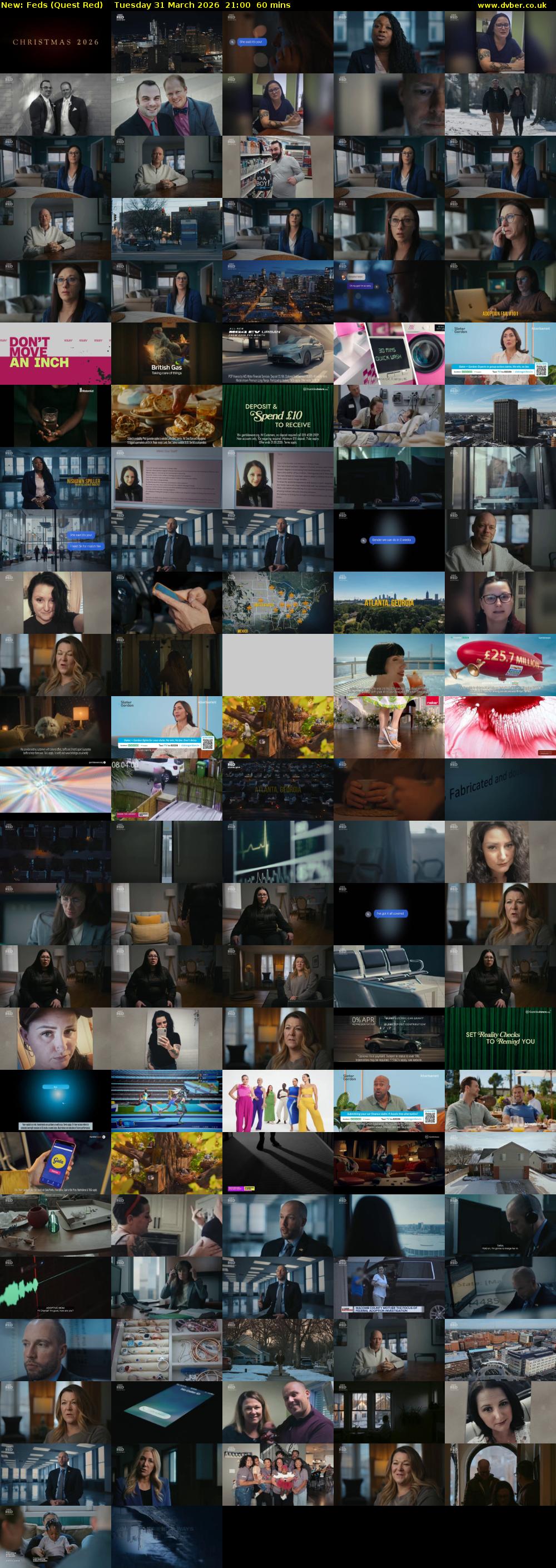 Feds (Quest Red) Tuesday 31 March 2026 21:00 - 22:00