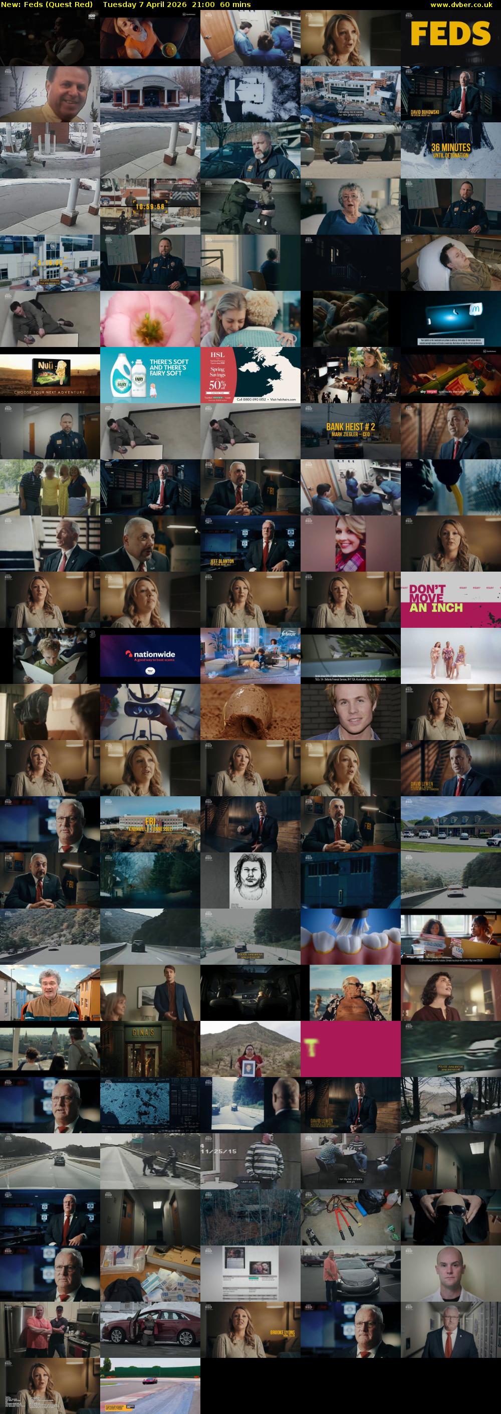 Feds (Quest Red) Tuesday 7 April 2026 21:00 - 22:00