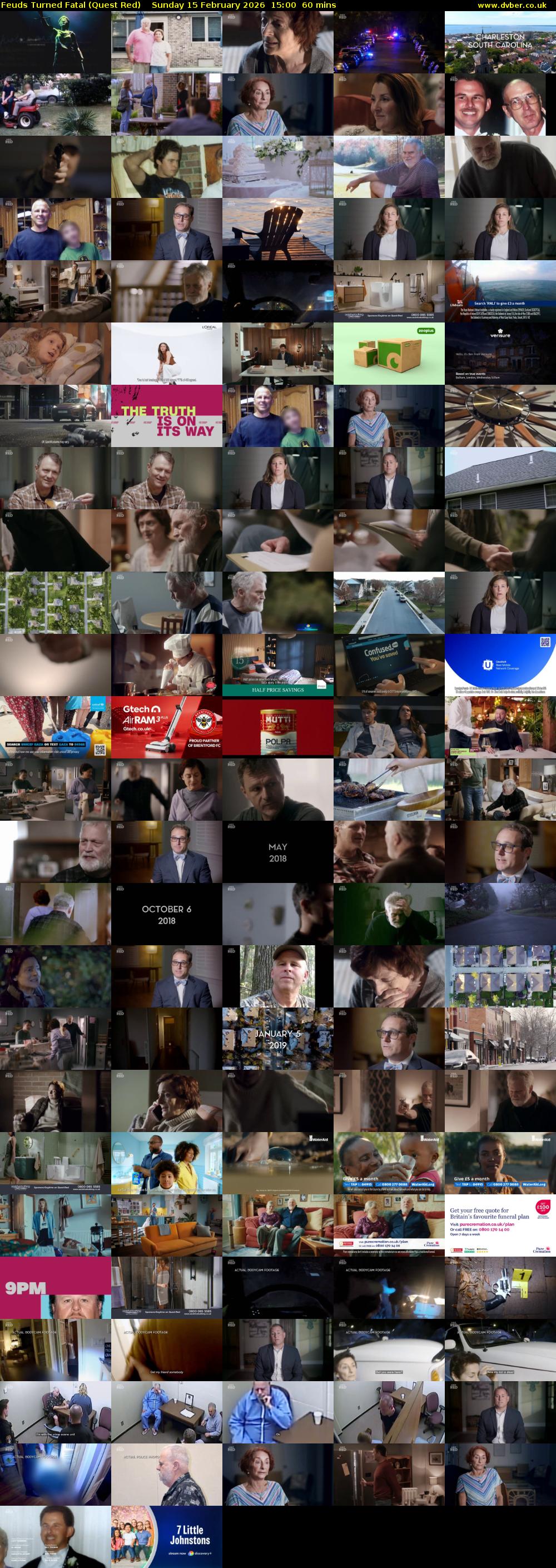 Feuds Turned Fatal (Quest Red) Sunday 15 February 2026 15:00 - 16:00