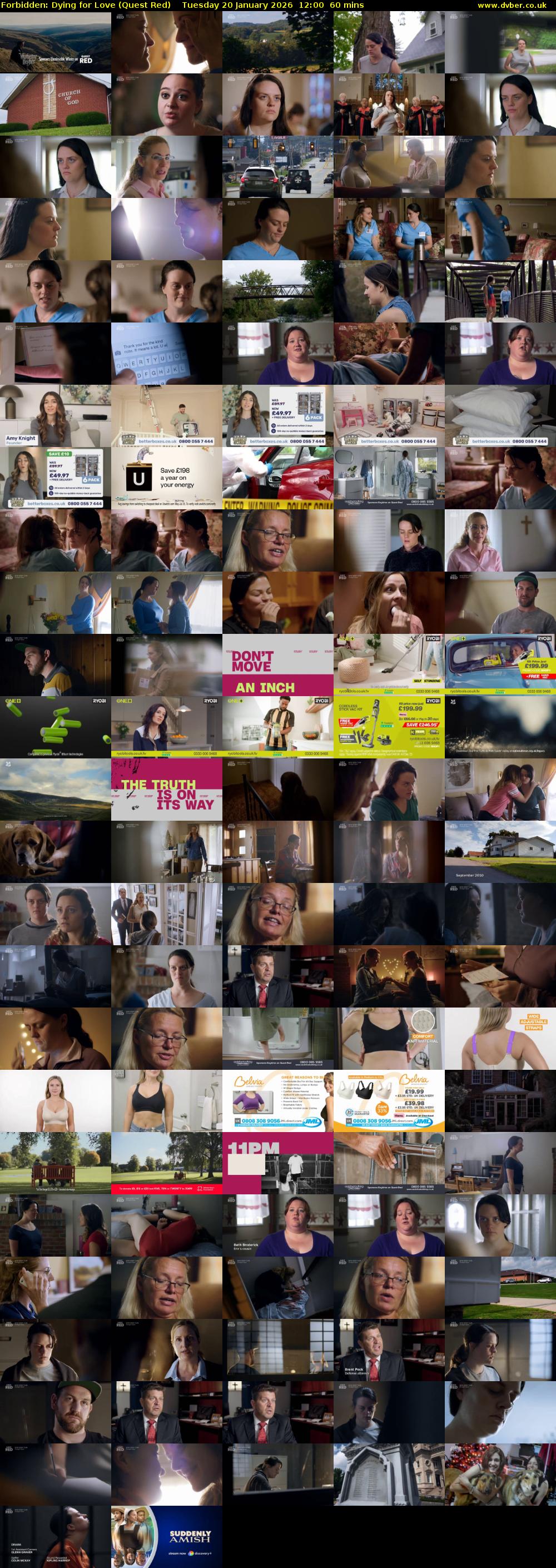 Forbidden: Dying for Love (Quest Red) Tuesday 20 January 2026 12:00 - 13:00