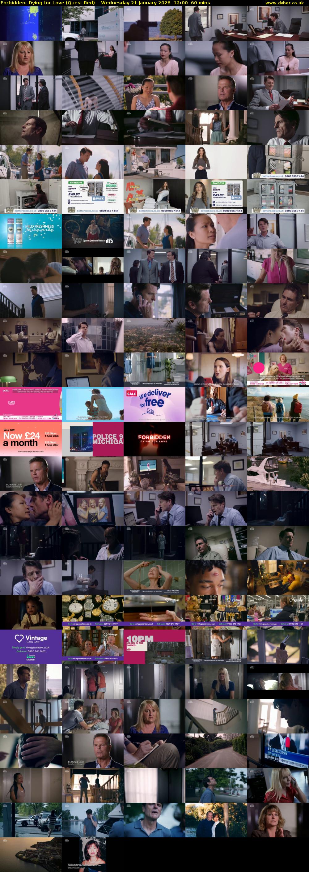 Forbidden: Dying for Love (Quest Red) Wednesday 21 January 2026 12:00 - 13:00