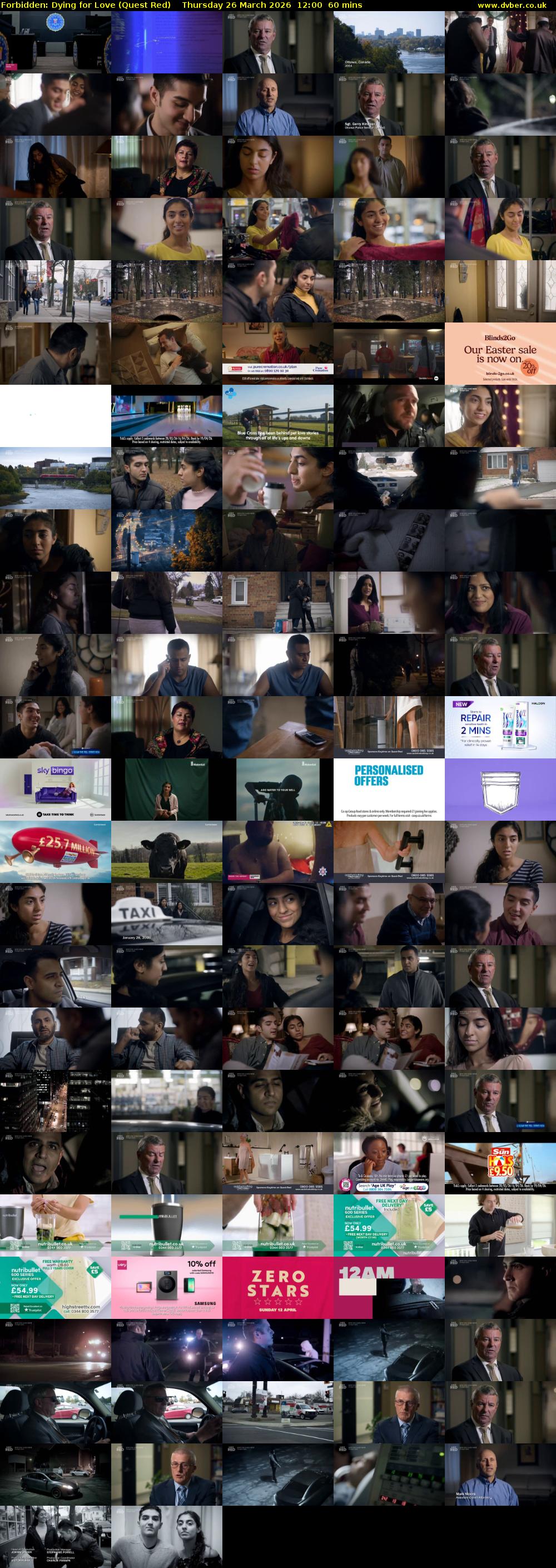 Forbidden: Dying for Love (Quest Red) Thursday 26 March 2026 12:00 - 13:00