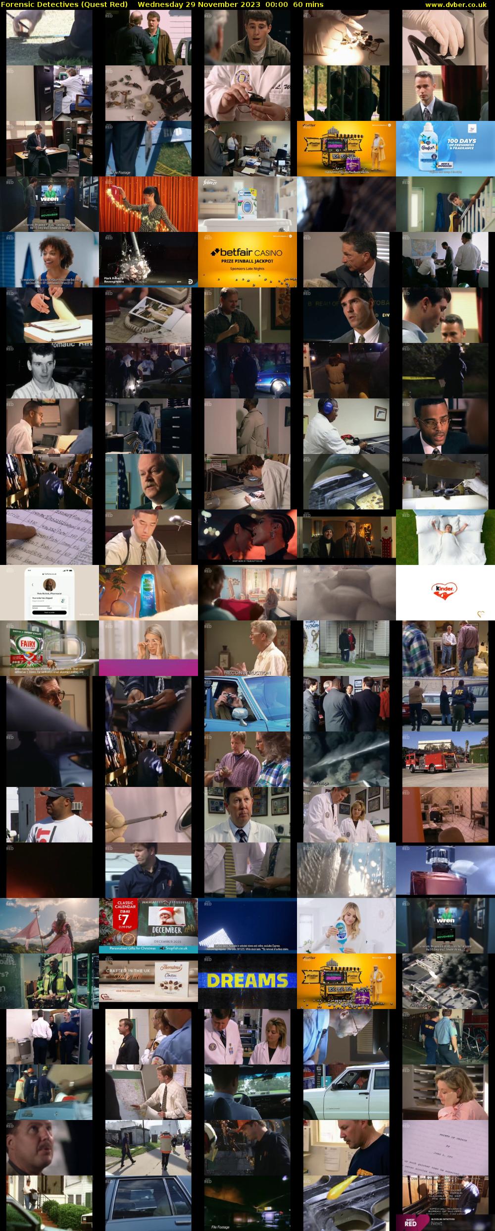 Forensic Detectives (Quest Red) Wednesday 29 November 2023 00:00 - 01:00