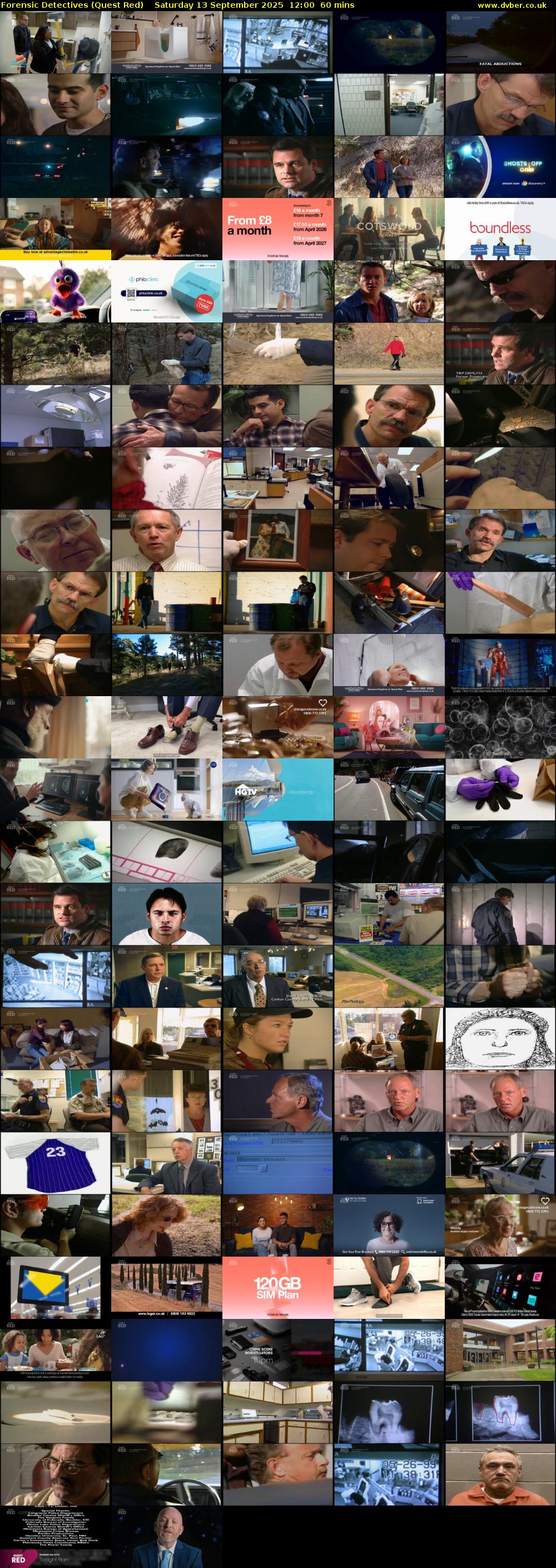 Forensic Detectives (Quest Red) Saturday 13 September 2025 12:00 - 13:00