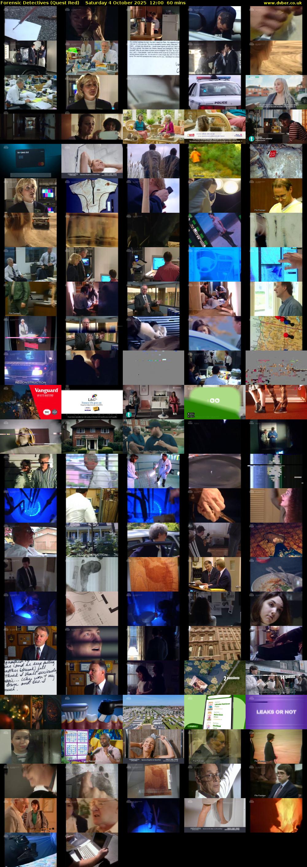 Forensic Detectives (Quest Red) Saturday 4 October 2025 12:00 - 13:00