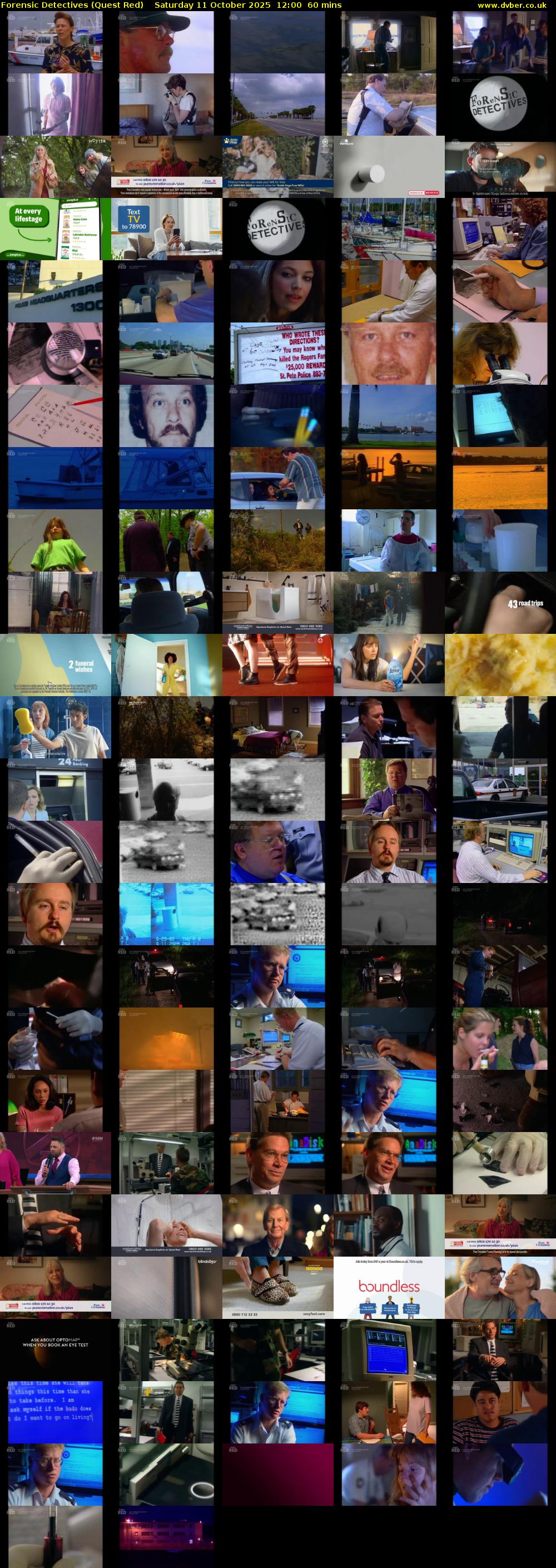 Forensic Detectives (Quest Red) Saturday 11 October 2025 12:00 - 13:00