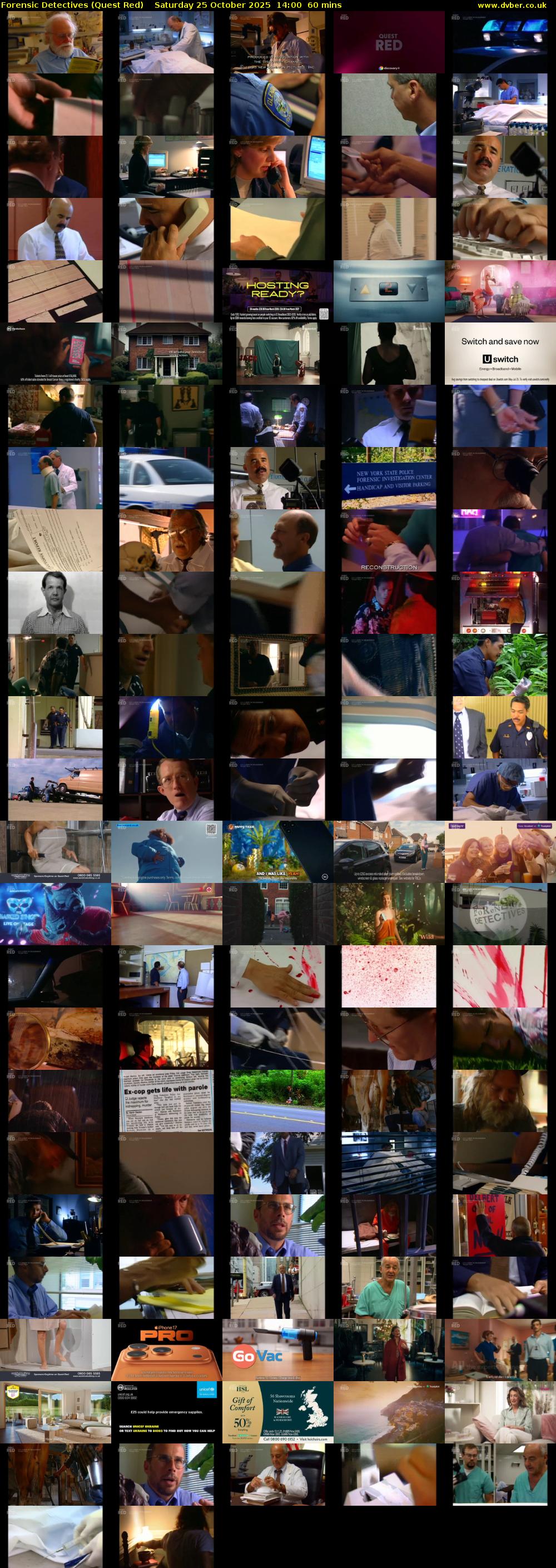 Forensic Detectives (Quest Red) Saturday 25 October 2025 14:00 - 15:00