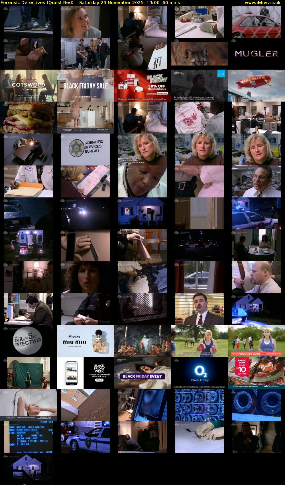 Forensic Detectives (Quest Red) Saturday 29 November 2025 14:00 - 15:00