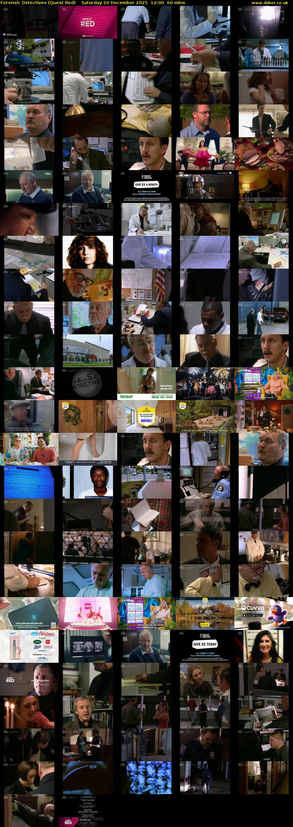 Forensic Detectives (Quest Red) Saturday 20 December 2025 12:00 - 13:00