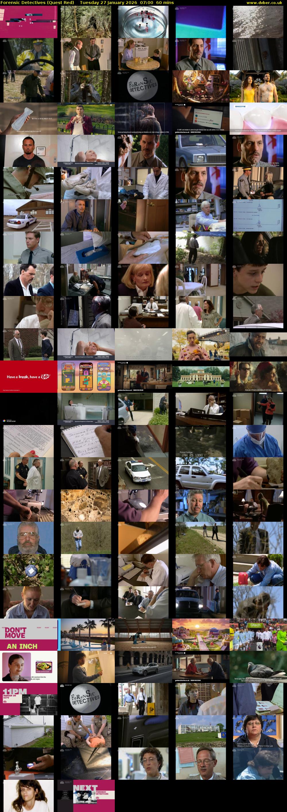 Forensic Detectives (Quest Red) Tuesday 27 January 2026 07:00 - 08:00
