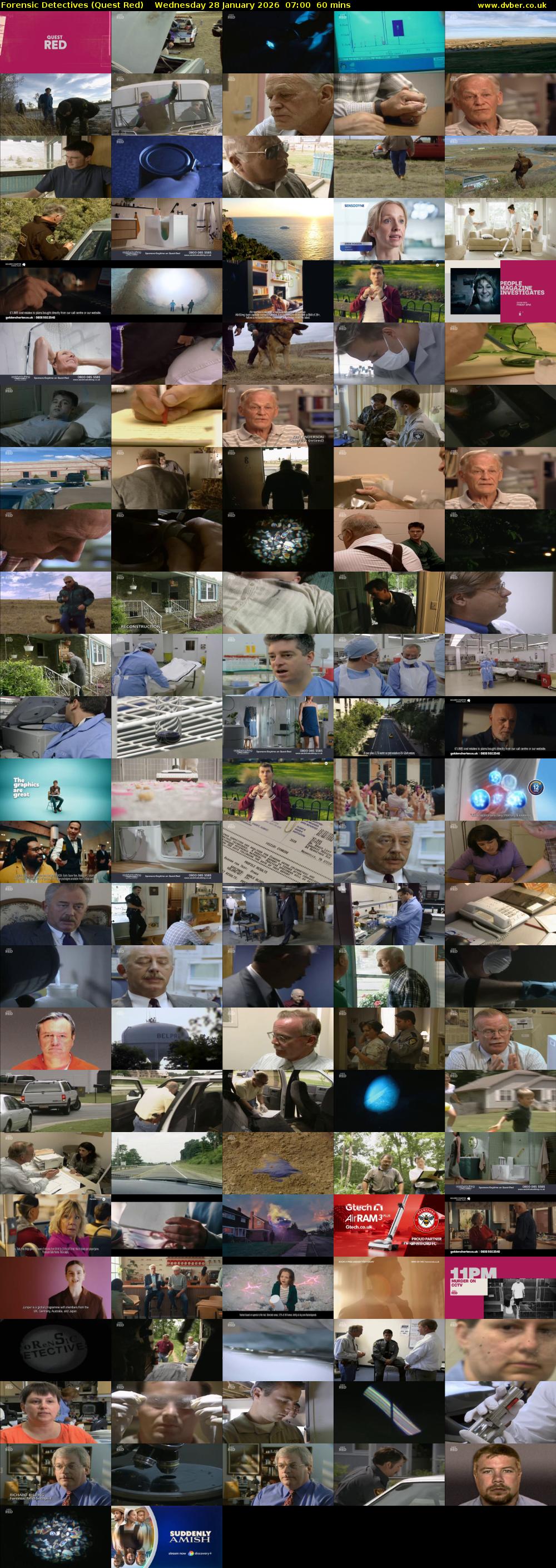 Forensic Detectives (Quest Red) Wednesday 28 January 2026 07:00 - 08:00