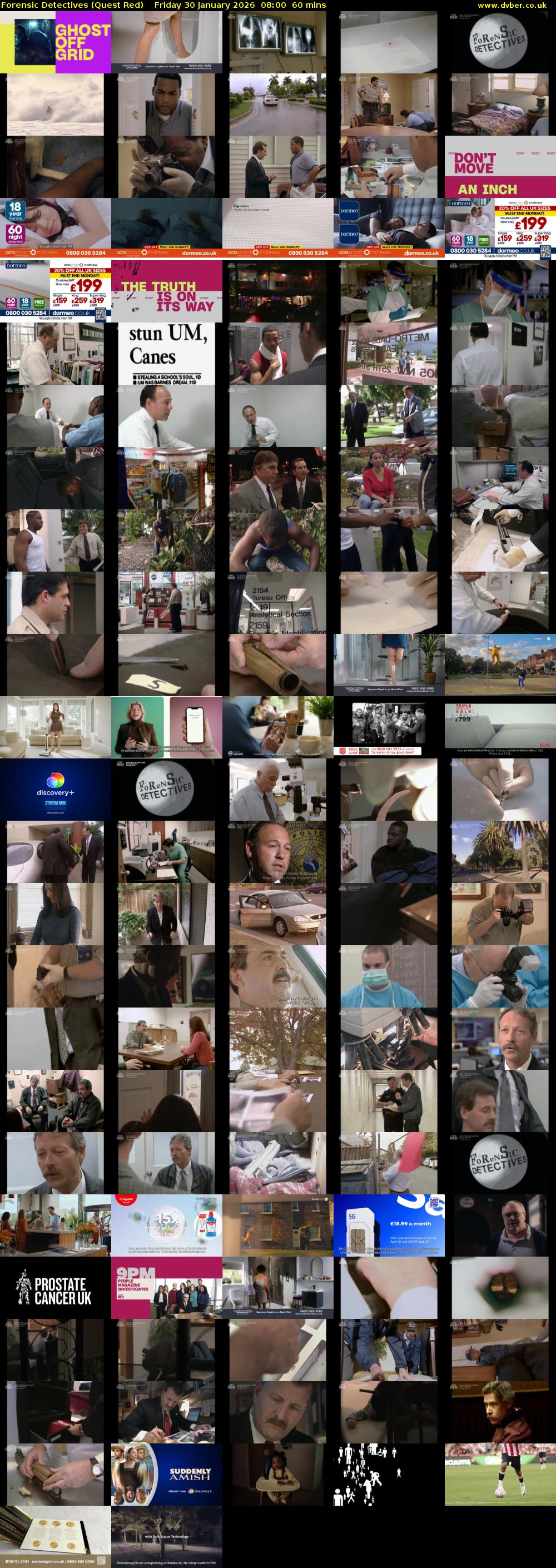 Forensic Detectives (Quest Red) Friday 30 January 2026 08:00 - 09:00