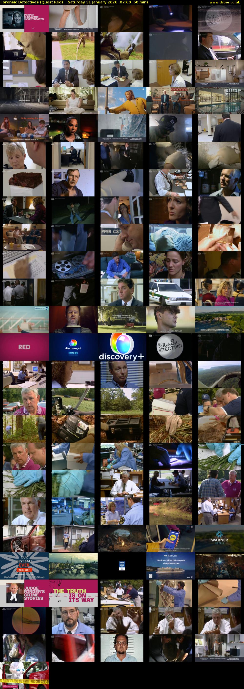 Forensic Detectives (Quest Red) Saturday 31 January 2026 07:00 - 08:00