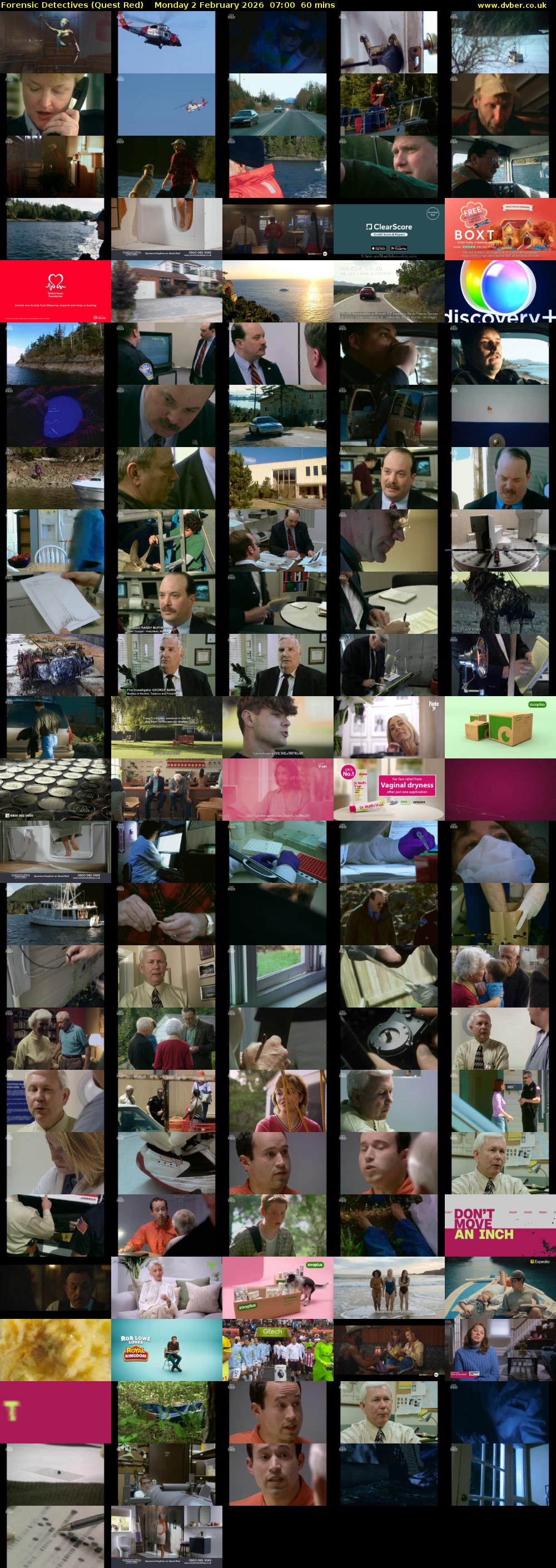 Forensic Detectives (Quest Red) Monday 2 February 2026 07:00 - 08:00