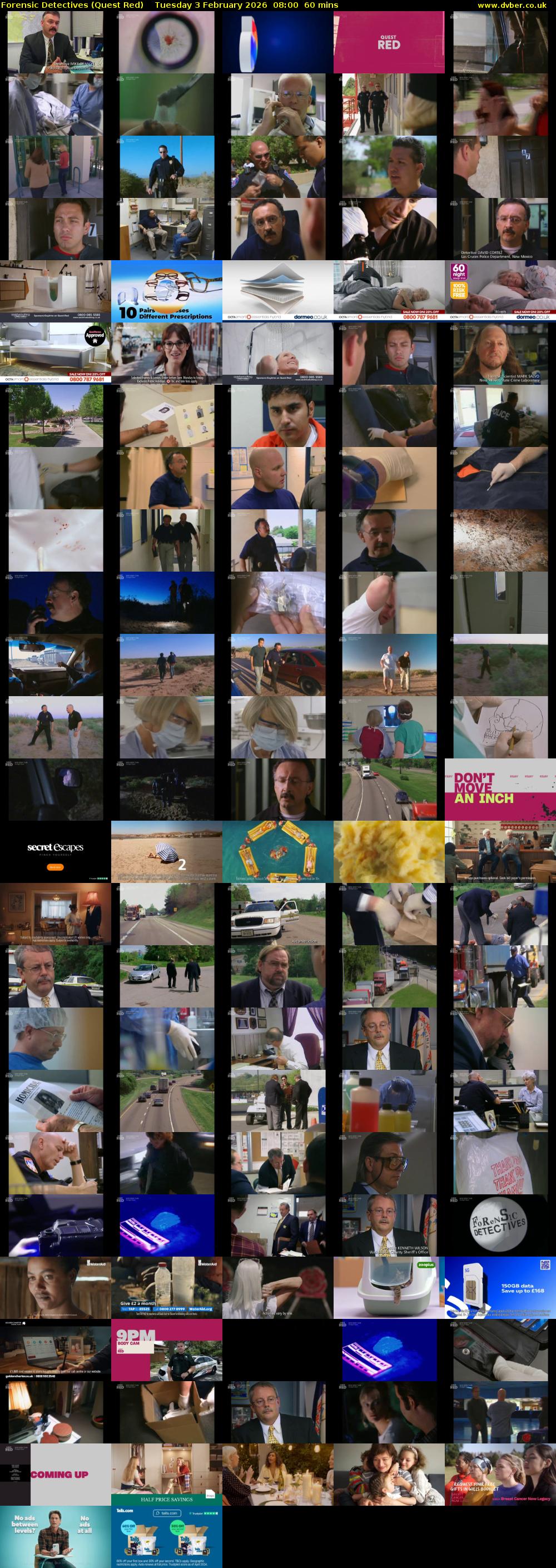 Forensic Detectives (Quest Red) Tuesday 3 February 2026 08:00 - 09:00