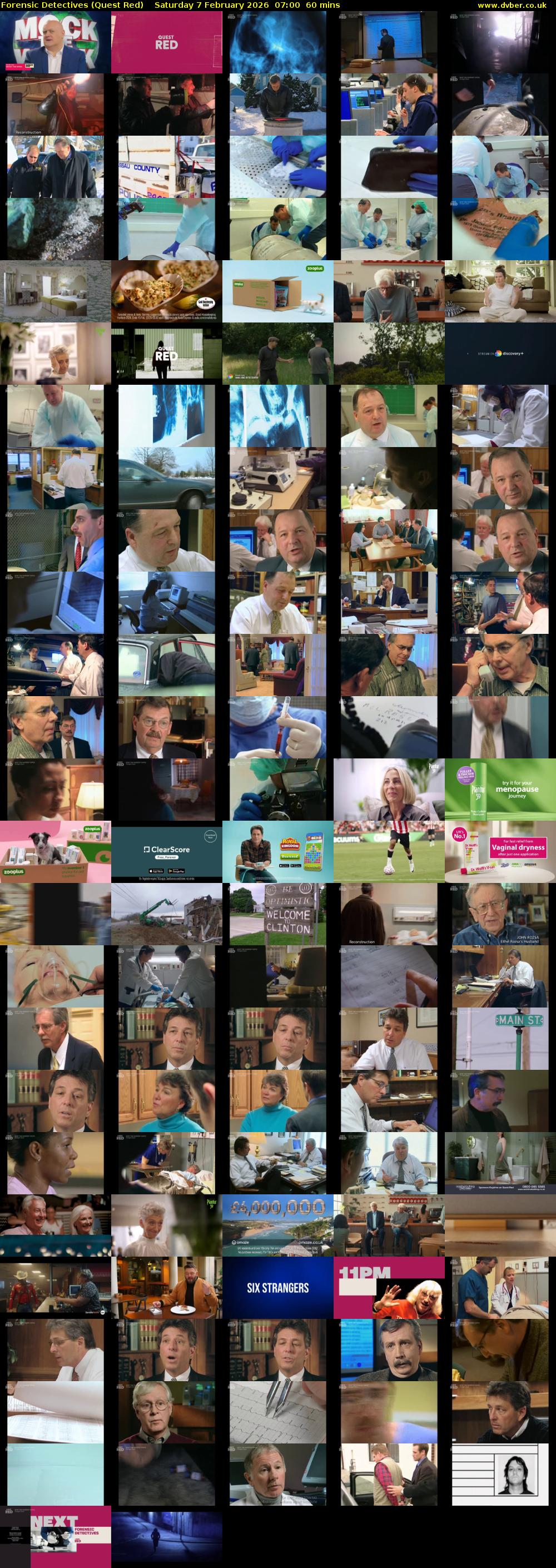 Forensic Detectives (Quest Red) Saturday 7 February 2026 07:00 - 08:00