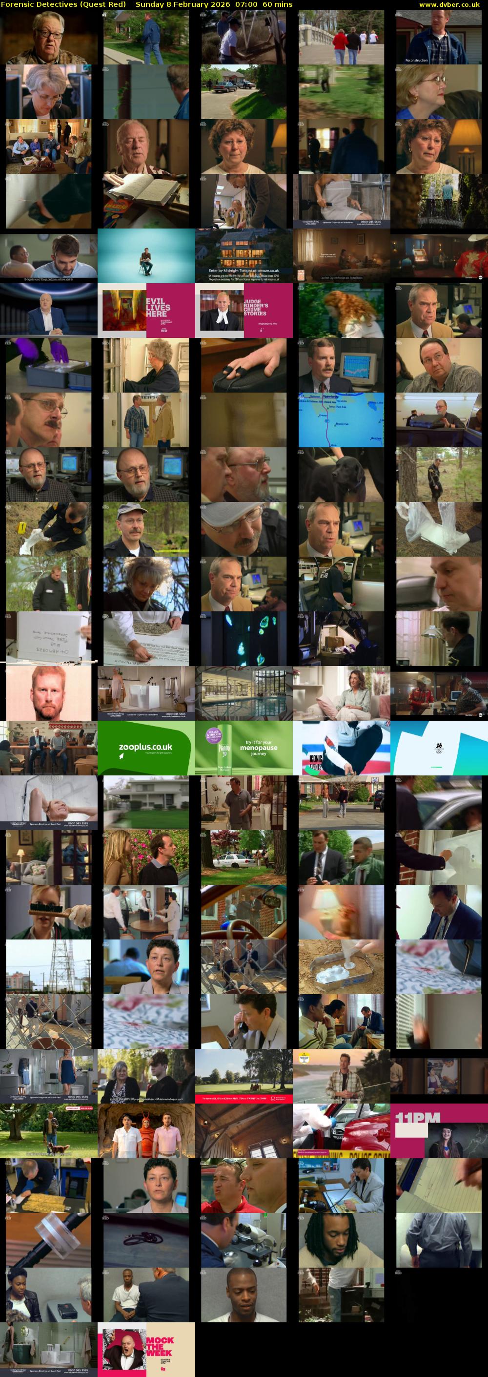 Forensic Detectives (Quest Red) Sunday 8 February 2026 07:00 - 08:00