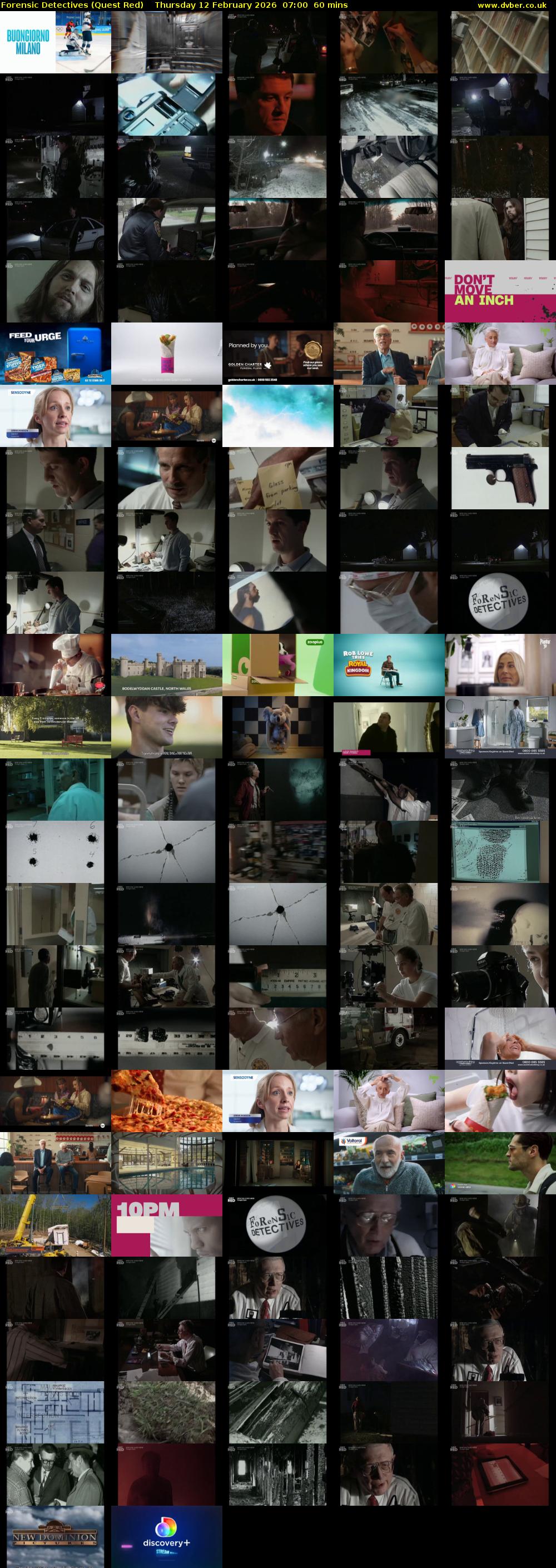 Forensic Detectives (Quest Red) Thursday 12 February 2026 07:00 - 08:00