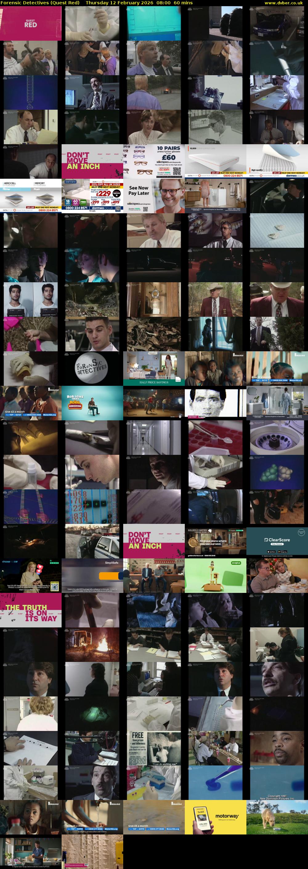 Forensic Detectives (Quest Red) Thursday 12 February 2026 08:00 - 09:00
