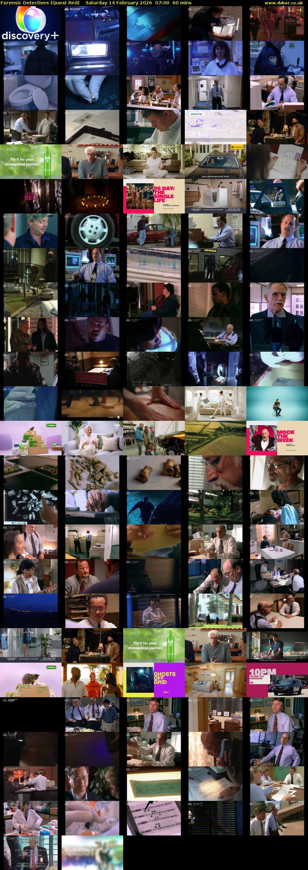 Forensic Detectives (Quest Red) Saturday 14 February 2026 07:00 - 08:00