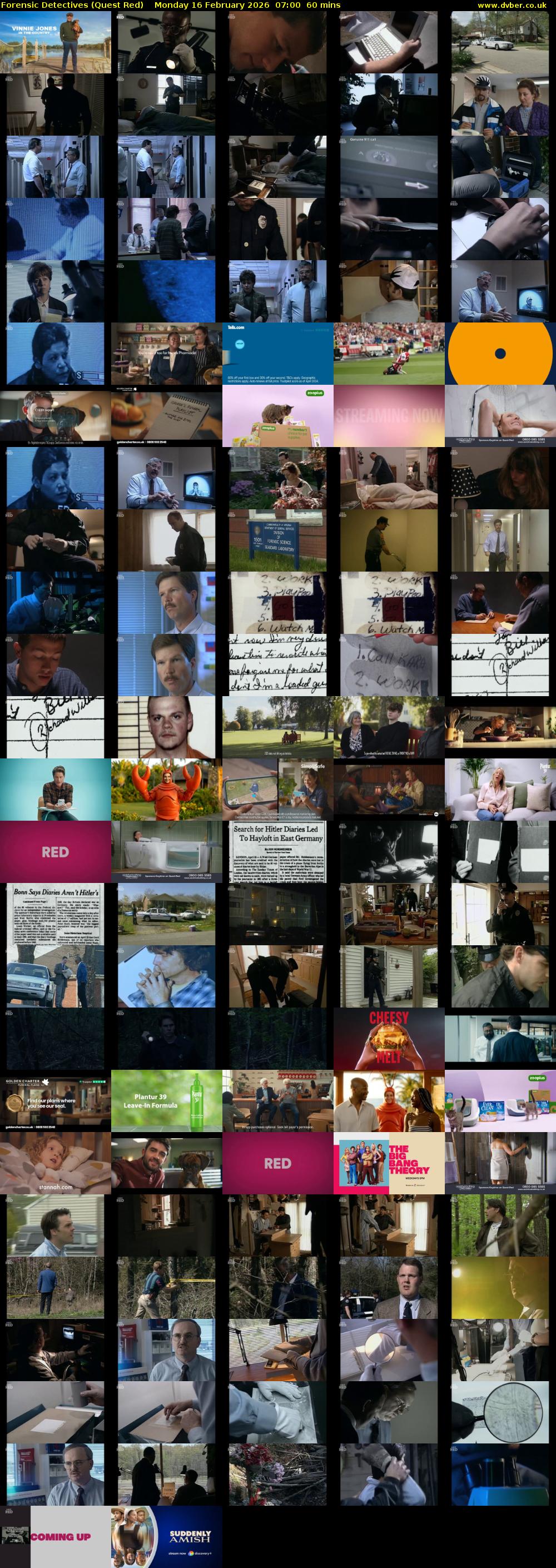 Forensic Detectives (Quest Red) Monday 16 February 2026 07:00 - 08:00